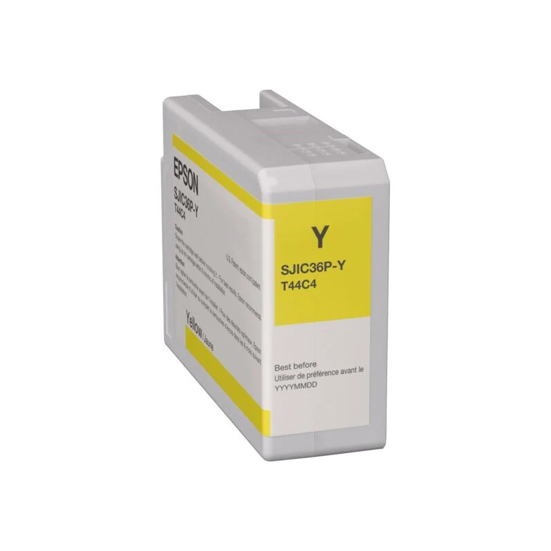 Epson Cartouche d'encre Jaune 80ml pour ColorWorks Série C6000