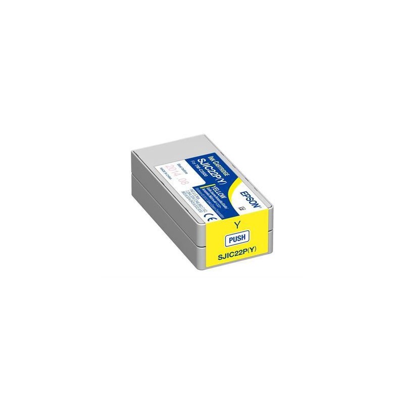 Epson cartouche d'encre jaune 32.5ml pour ColorWorks C3500