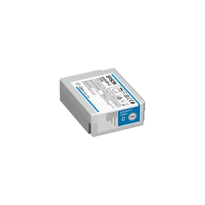 Epson cartouche d'encre cyan 50ml pour ColorWorks C4000