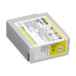 Epson cartouche d'encre jaune 50ml pour ColorWorks C4000