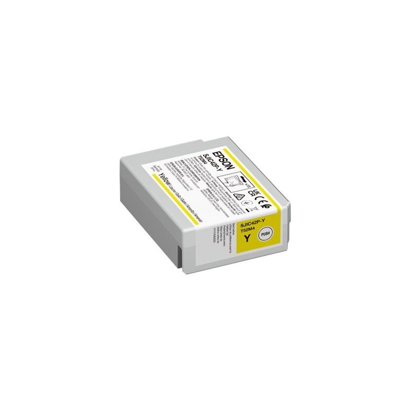 Epson cartouche d'encre jaune 50ml pour ColorWorks C4000