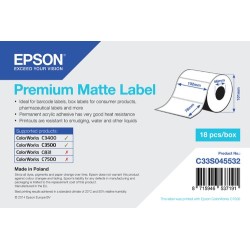 Étiquettes premium mates Epson 102*76mm